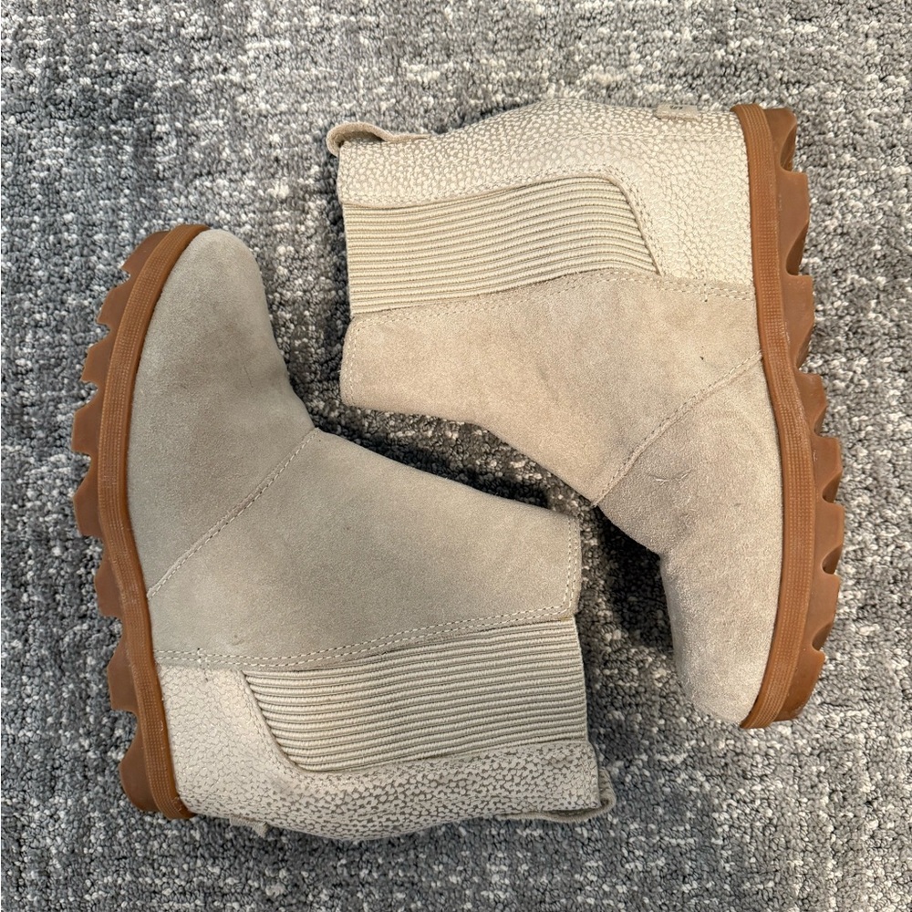 Sorel Suede Wedge Boots
